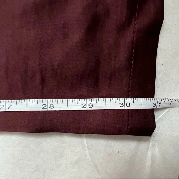 Guido Maria Kretschmer Satin Wide Legs High Waist Brown Pants Sz EU 40 US 10 NWT - Picture 6 of 10